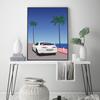 Hiroshi Nagai Classic Artwork Wavy Summer Florida City Beach Landscape Poster Canvas Painting Wall Pictures Home Office Decor