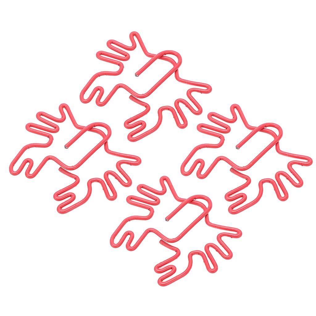 100 шт. детские скрепки в стиле краба, металлические, изысканные, цветные, широкое применение, милые скрепки для офиса