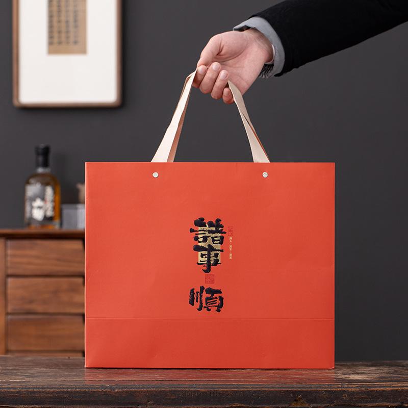 Suet jade white porcelain tea set gifts to customers creative ceramic gift box business souvenirs