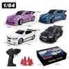 TK Cross-border Explosions Half Scale 1/64 Mini RC Remote Control Car 2.4G Drift Car Toy With Lights Boy Toy