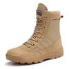 Ботинки для походов на открытом воздухе мужские черные высокие ботинки для пустыни унисекс на платформе ботильоны удобные износостойкие мужские рабочие ботинки новые