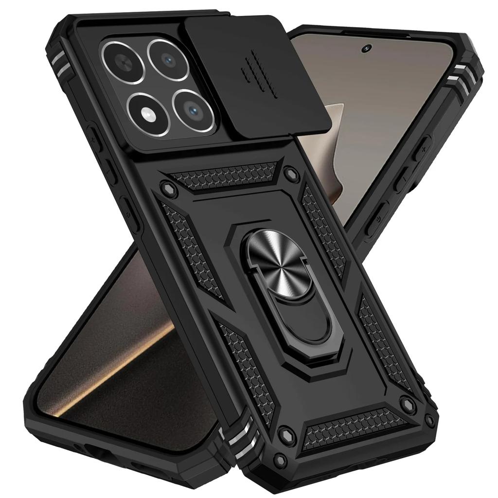 Чехол для Xiaomi 15T Pro Mi15t Mi14t 14T 13T 12T XIAOMI15T Противоударный Аксессуары Металлическое Кольцо Держатель Бронированные Чехлы