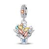 New 925 Silver Charm Beads Pendant Pumpkin Maple Leaf Autumn Series Charms Fit Original Bracelets Fine Jewelry
