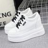 Casual Platform Trainers White Shoes Woman Height Increasing Shoes 10CM Heels Spring Autumn Wedges Breathable Women Sneakers Plus Size