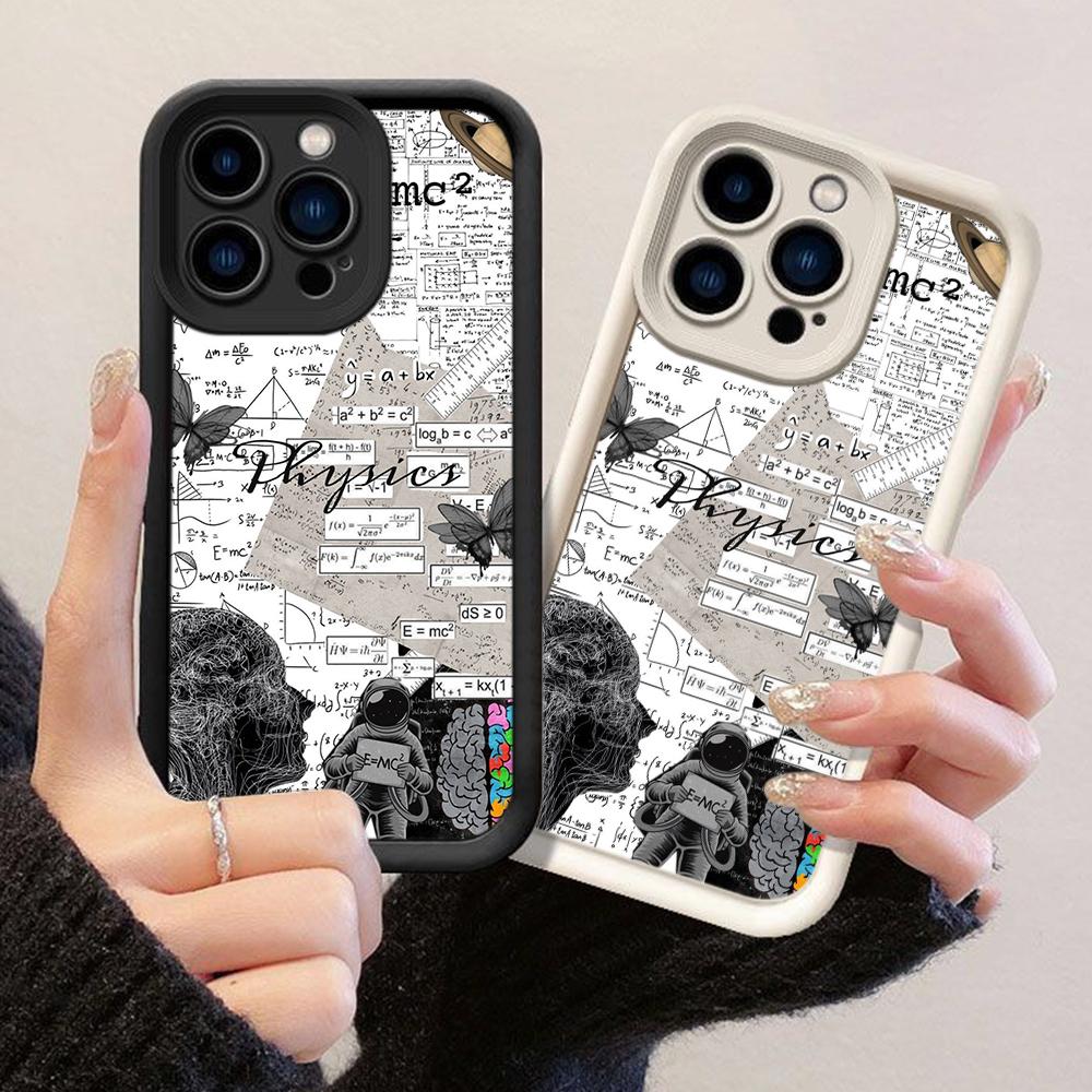 JT335 Математика Математика для iPhone 17 16 15 14 13 Pro Max Samsung S26 S25 Ultra A17 A16 A07 A56 A15 Xiaomi 15T Redmi 15c Note 14 13 Мягкий чехол