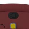 Massage Recliner with Rising Function Burgundy Artificial Leather