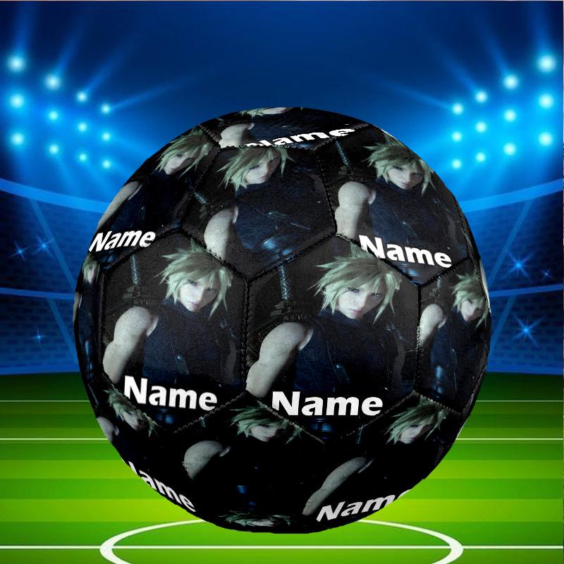 Custom Name Personalized Final Fantasy Print Size 5 Soccer Ball Training & Match Football, for Team, Kicking, Gift for Football