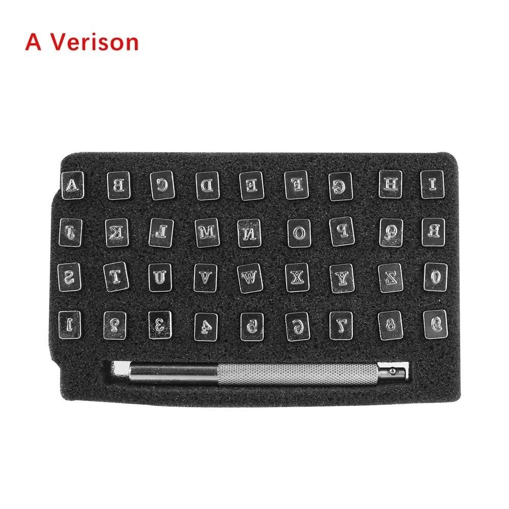 DIY Leather Stamping Tool 26 Capital Letter Stamp Punch Set Punch Set Leather Crafting Tool