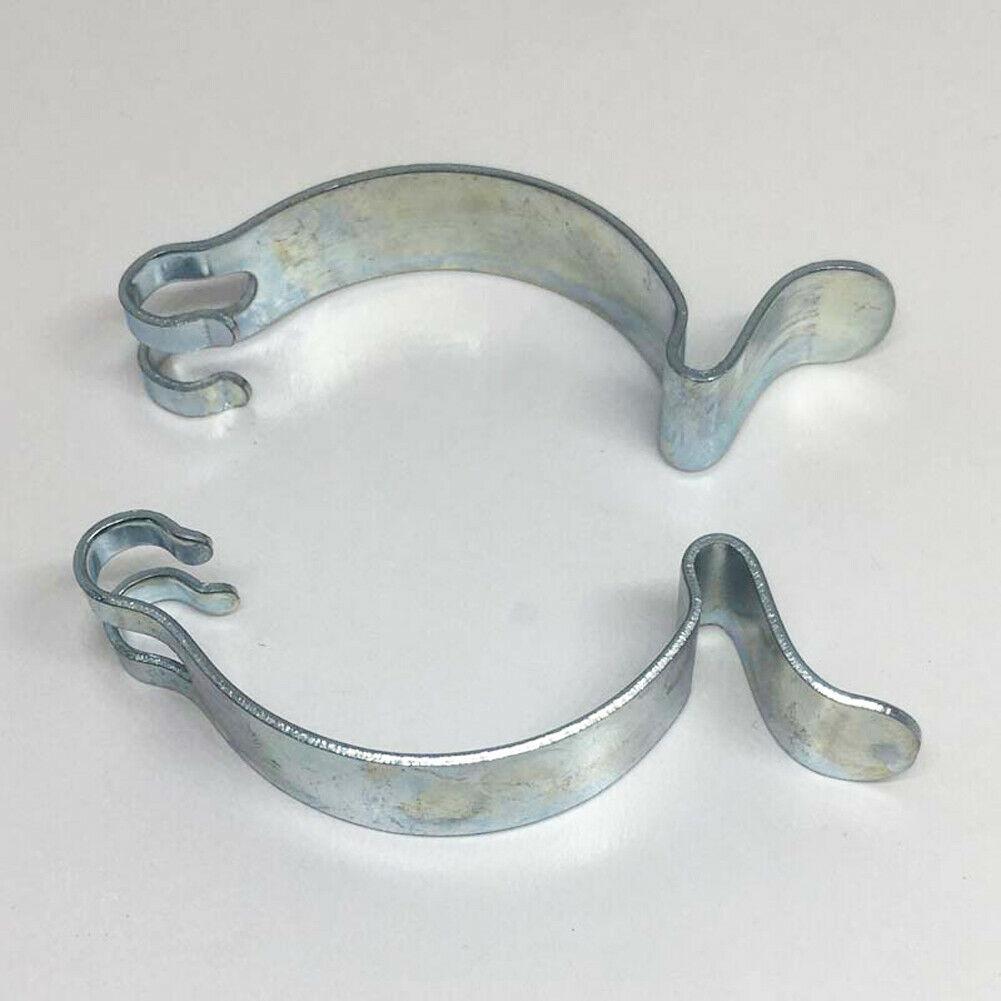 2pcs Car Air Filter Clips Cleaner Housing Safety Box Lid Spring Clips Silver Clamps Auto Accessories For Toyota