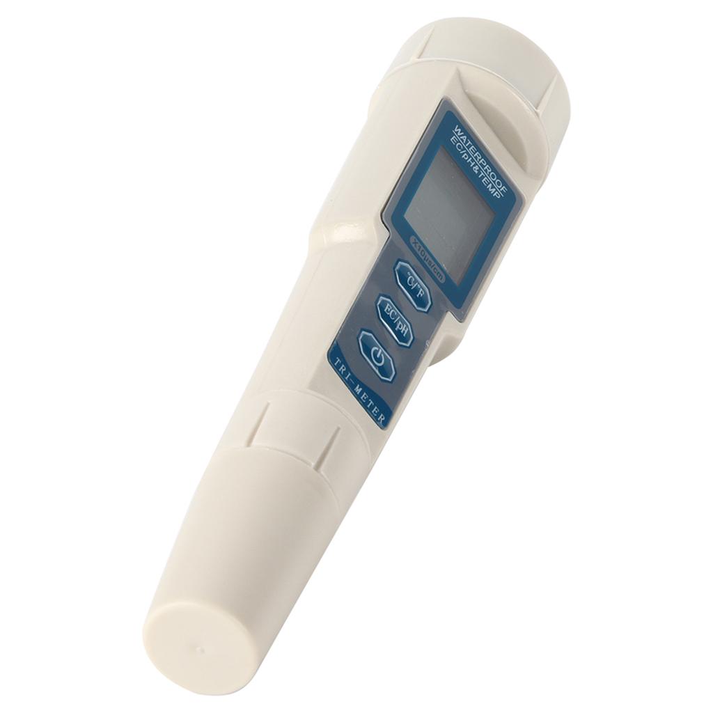 High Accuracy Portable 3 In 1 Pen Type Digital PH/EC/TEMP Meter Water Quality Monitor Tester
