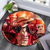 One Piece2 Round Area Rug,Carpet Rug for Living Room Bedroom Sofa Playroom Decor,Non-slip Floor Mat
