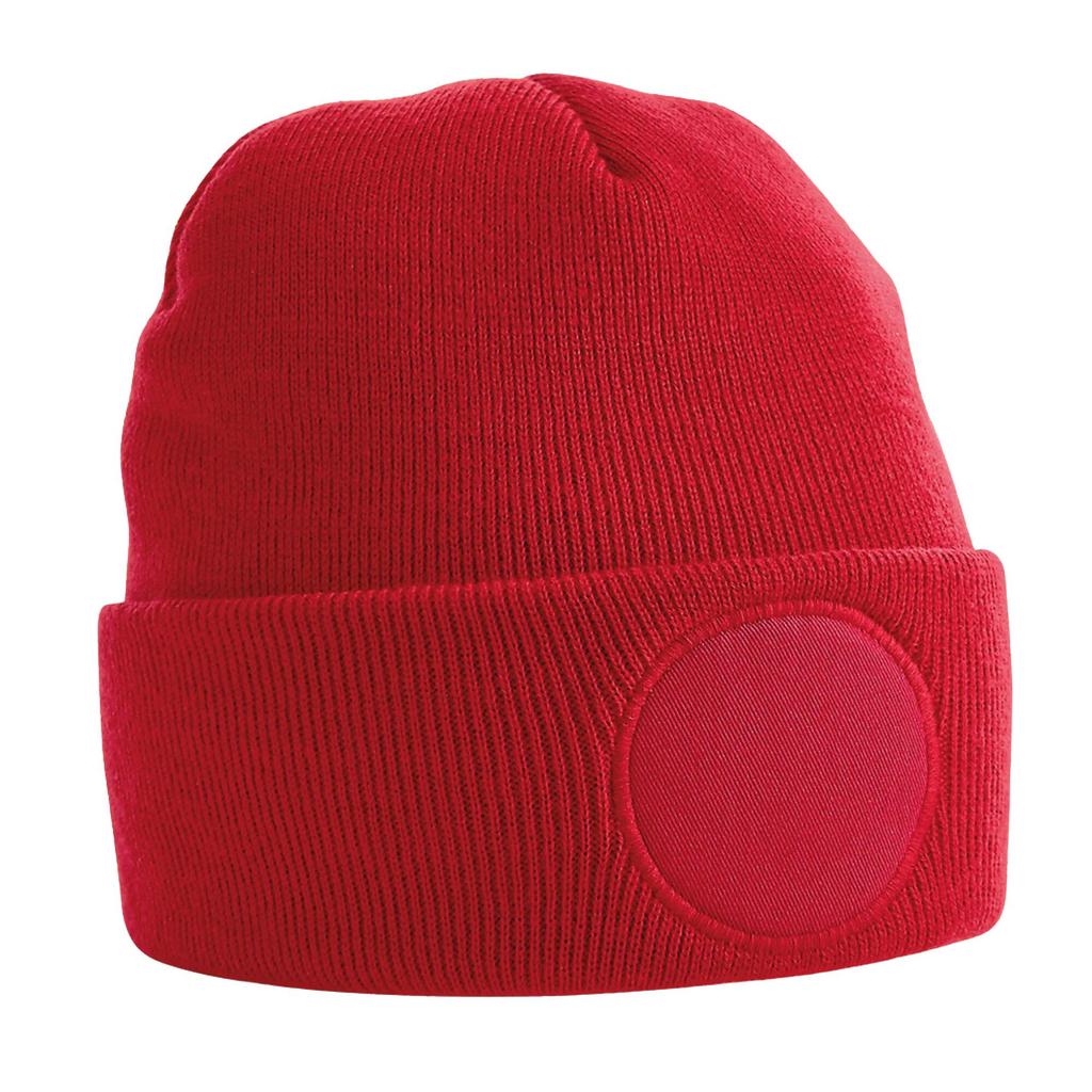 Unisex Adult Patch Beanie