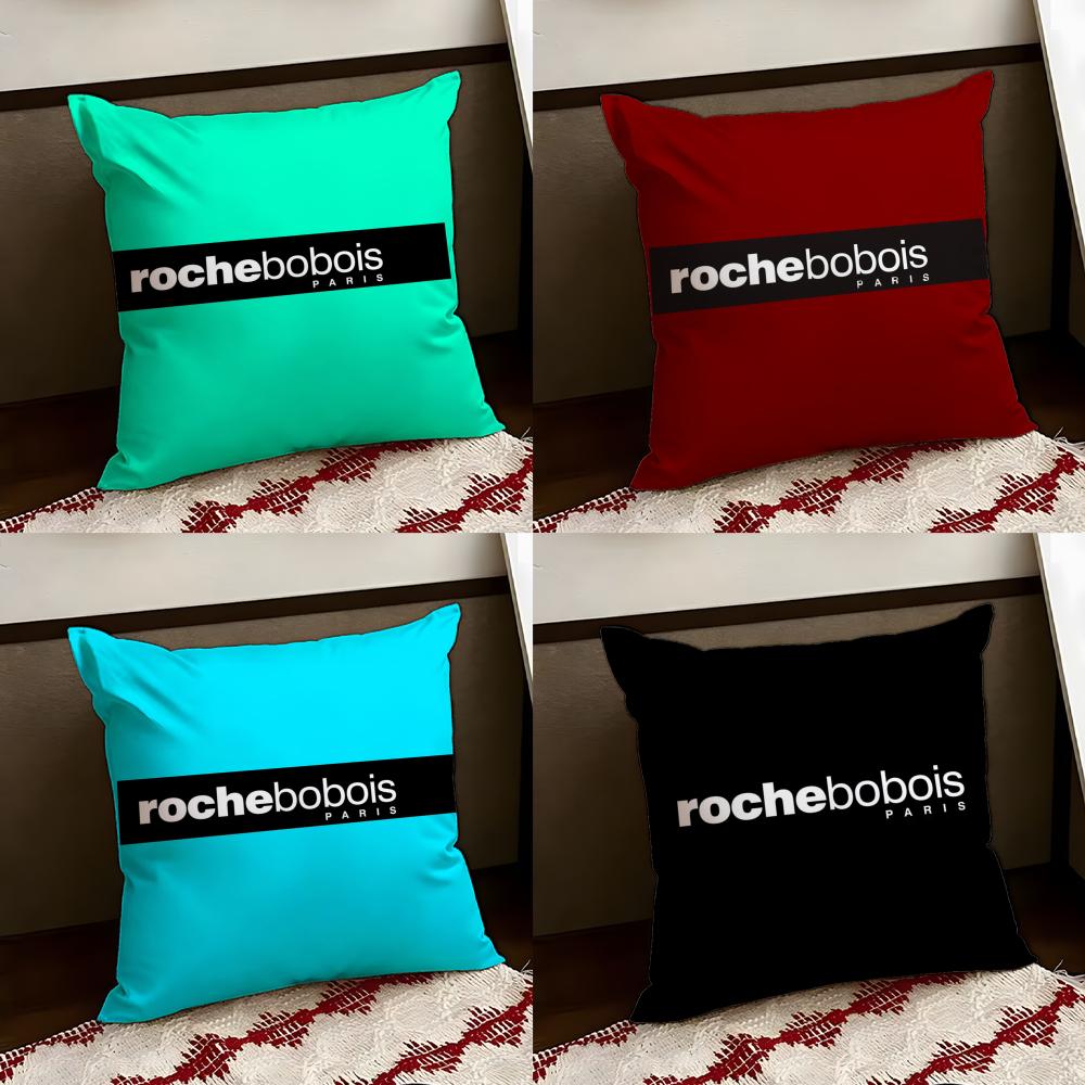 Fashion RRoche BBobois Cushion Cover Reversible Soft Durable Pillow Cover Home Car MultiScene Use for Daily Comfort