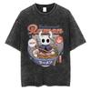 Washed Vintage Game Hollow Knight Merch Tshirt Men Women Casual Oversized Cotton Tshirts Male Cosplay Cartoon Lover T Shirts