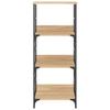 Bookshelf Sonoma Oak 50 x 33 x 117.5 cm Particleboard