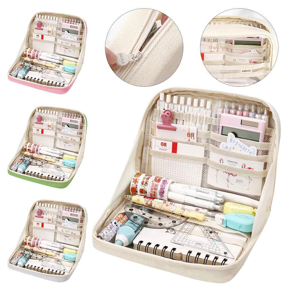 Прозрачный пенал большой вместимости, новая сумка для ручек, для студентов