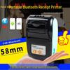 Беспроводной Bluetooth термопринтер Jingpu 58 мм для takeaway и штрих-кодов