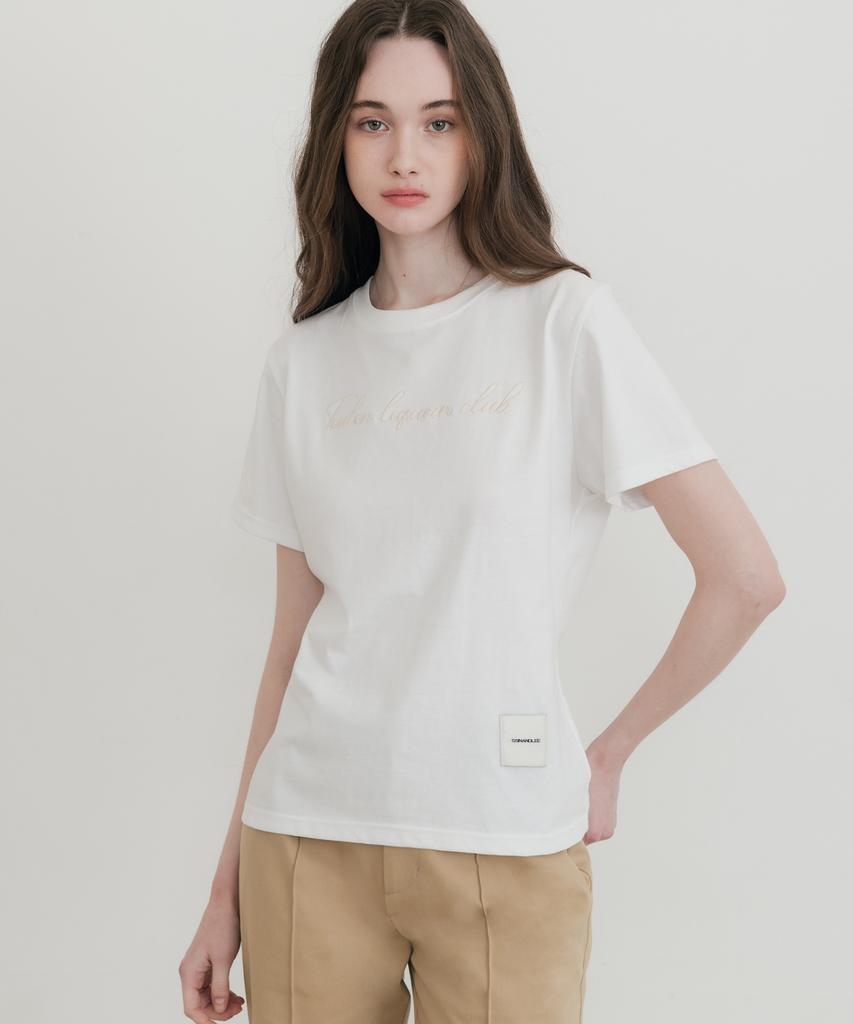 ССИН И ЛИ (W) Клубный T-shirt с ликером Тулон Белый