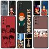 Anime SLAM DUNK Soft Black Case For Samsung Galaxy S21 Ultra S20 FE S10 Plus S10e S9 S8 S7 M51 M31 Silicone Shell Phone Cover