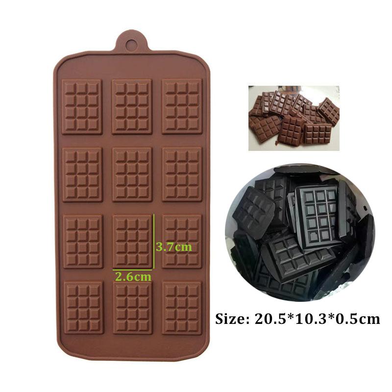 1-29 Handmade Silicone Mould Chocolate Candy Jelly Pudding Ice Mold Baking Tool