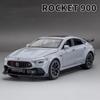 1/24 ROCKET 900 литая игрушечная модель автомобиля из сплава резиновые шины имитация салона 6 дверей открывающийся автомобиль коллекционные украшения детская игрушка мальчик подарок