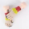 Student Cycling Thick Warm Color Block Gloves