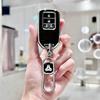 Чехол-накладка из ТПУ для автомобильного брелка Honda Vezel City Civic Jazz BRV BR-V HRV Защитный корпус Брелок Автоаксессуары