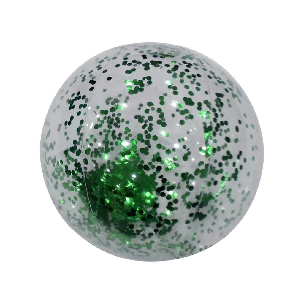 40CM PVC Inflatable Sequin Beach Ball Sports Luminous Ball