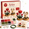 Mini Size DIY Bead Craft Kit Interactive Assembly Beadwork Crafts Kit Beading Craft Set  For Adults