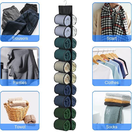 Legging Organizer for Closet Hanging, Hanging Legging Organizer, Legging Storage for Closet, Behind Door, Wardrobe, Clothes Storage, Hanger 20