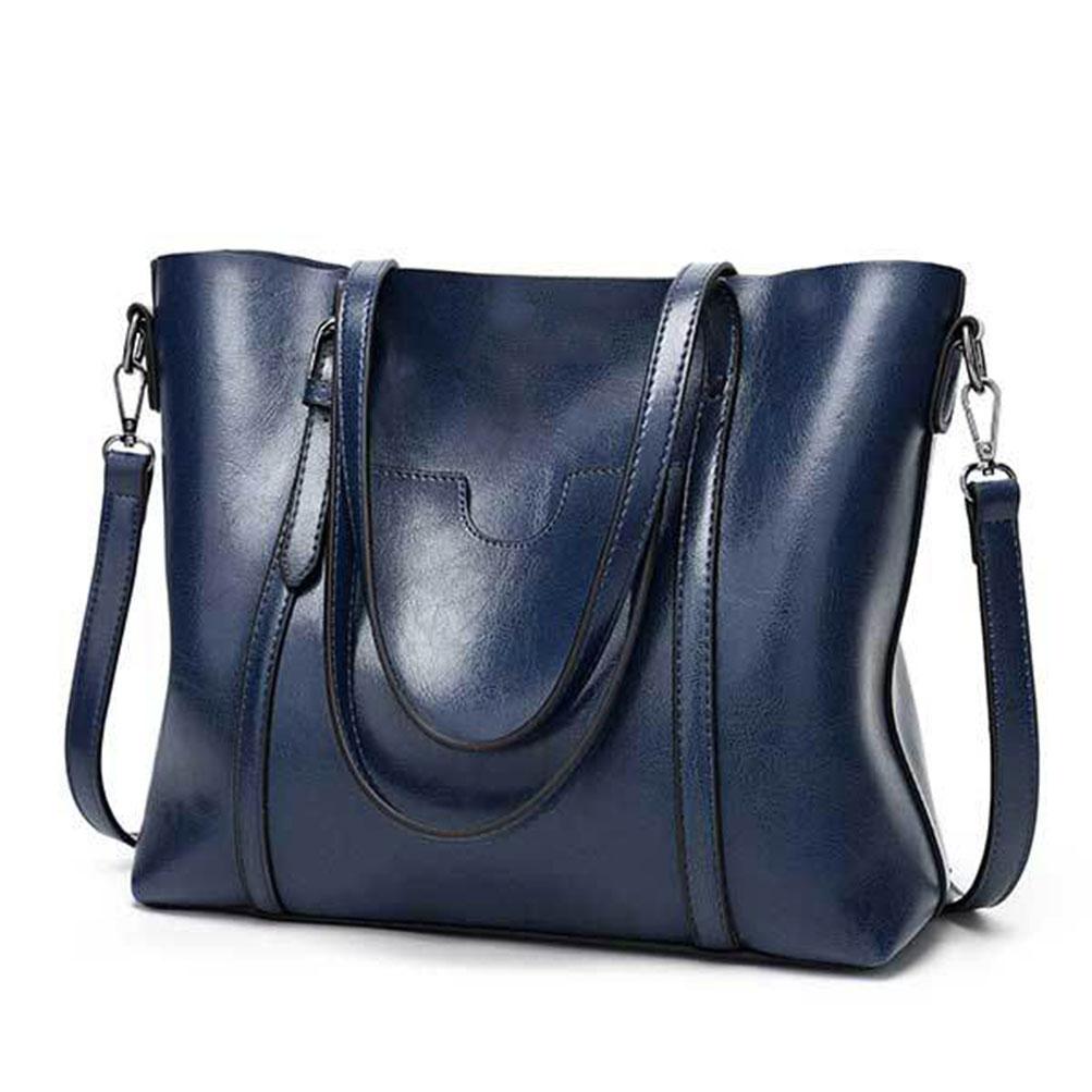 Shoulder Bags for Women Oil Wax Leather Handbag Designer Women Messenger Crossbody Bags Tote