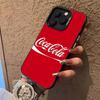 C- CocaS C- ColaS Чехол для телефона для iphone 17 16 15 14 13 11 12 Pro Max Xr X Air Plus черный серебристый жесткий корпус Чехол