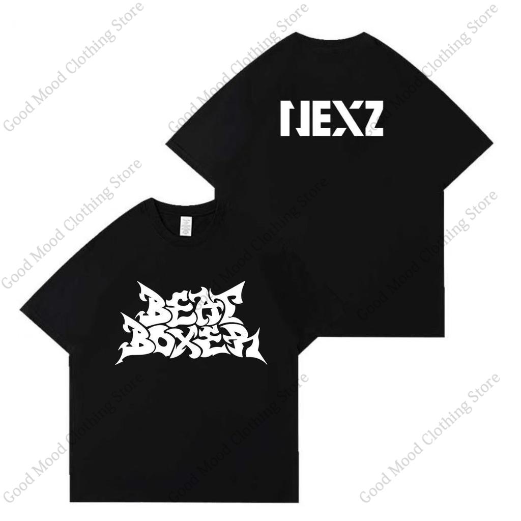 NEXZ Beat Boxer Футболка K-pop Мода Та же хип-хоп Принт с буквами Футболка Хлопок Высокого качества Футболка с коротким рукавом Топы Одежда для фанатов