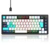 Механическая клавиатура KB820 оригинальная разработка в интегрированной японской раскладке и прокладке кана игровая настраиваемая USB двойная 82 PBT кнопка нажатия светодиод