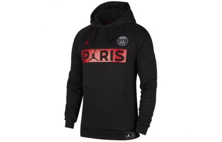 Мужская толстовка Jordan Толстовка Paris Saint Germain Мужская Черная