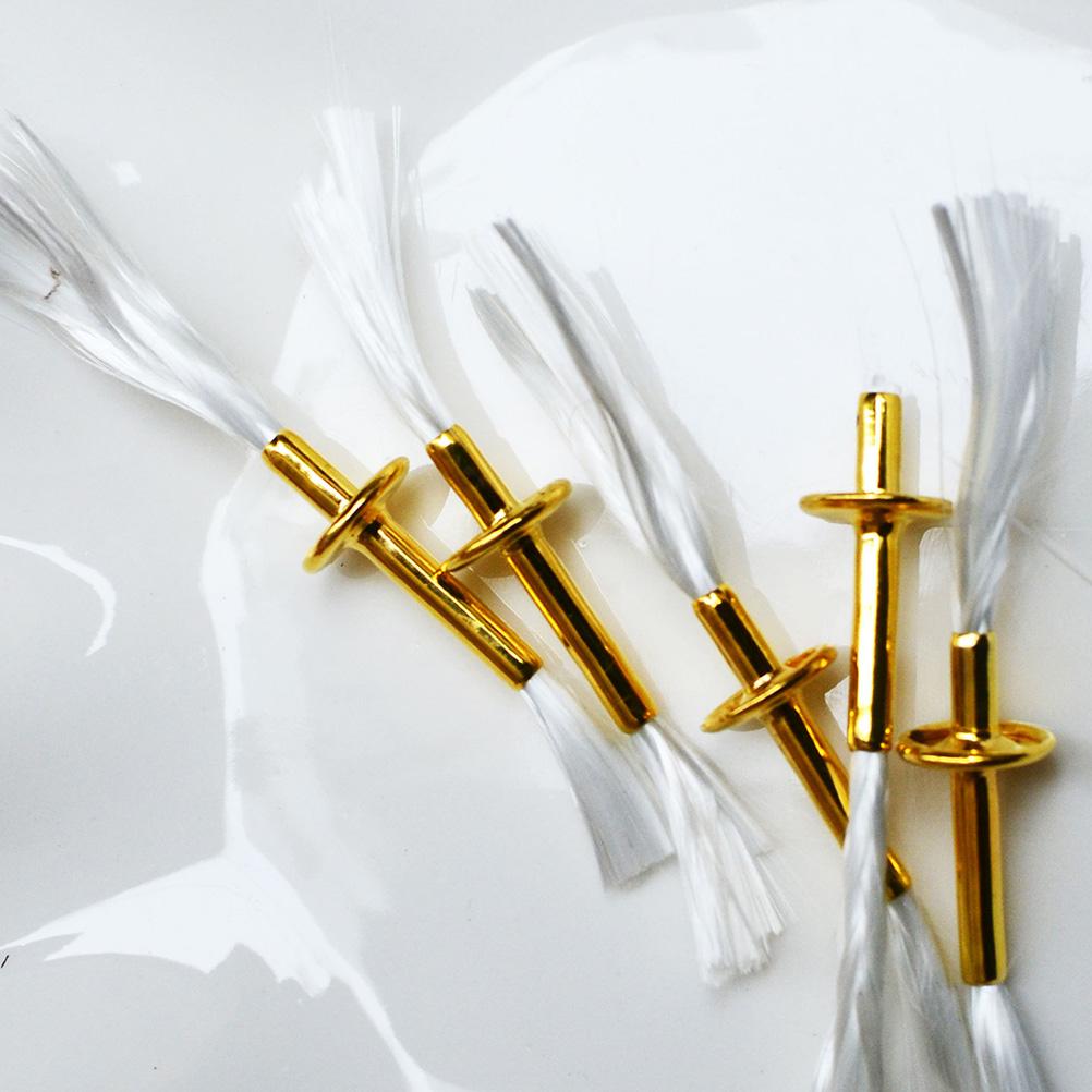 2 шт. Фитильная трубка Горелка для масляной лампы DIY Принадлежность Металл Керосин Стекло Замена Хлопковая нить