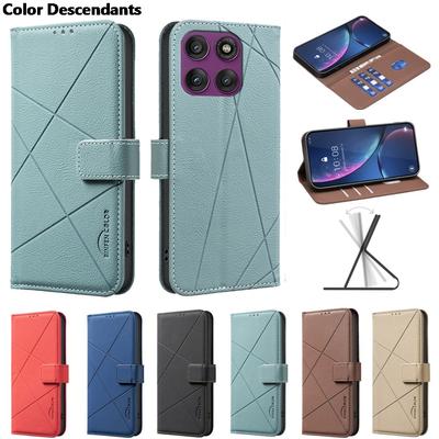 G05 G15 G35 G55 G75 5G Чехол-книжка из кожи с RFID для Motorola Moto G84 G54 Power G34 G24 G14 G04 G13 G23 G53 G73 15 Capa