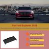 For Ford Explorer 2026 Silicone Behind Screen ETC Storage Box Car Dashboard Organizer Mat Interior Accessories