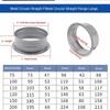 75-300mm Straight Flange Adapter Metal Air Vent Duct Flange Air Ventilation Hose Connector  Kitchen