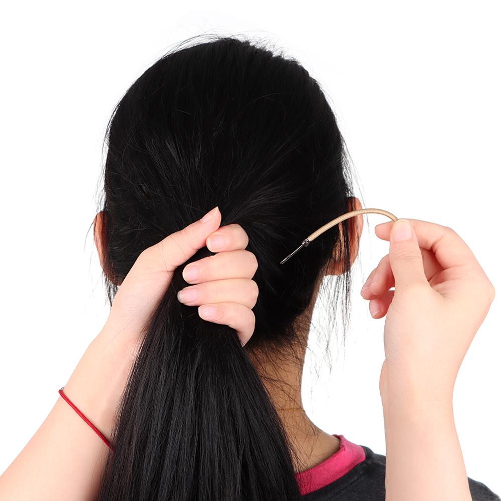 10 pcs Gum Bungee Women Hair Styling Tools Hair hooks Hook Ponytail Hair Bands