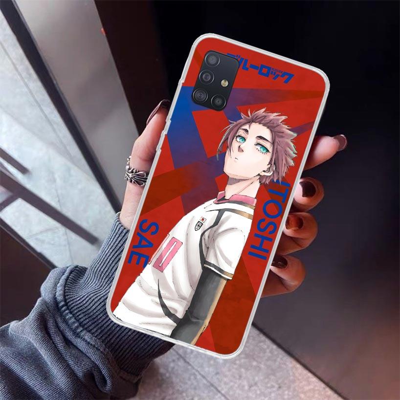 Hot Anime Blue Lock Phone Case For Samsung Galaxy A52 A51 A50S A32 A22 A12 A02S A72 A71 A31 A70 A30S Note 20 Ultra 10 Plus S10 G