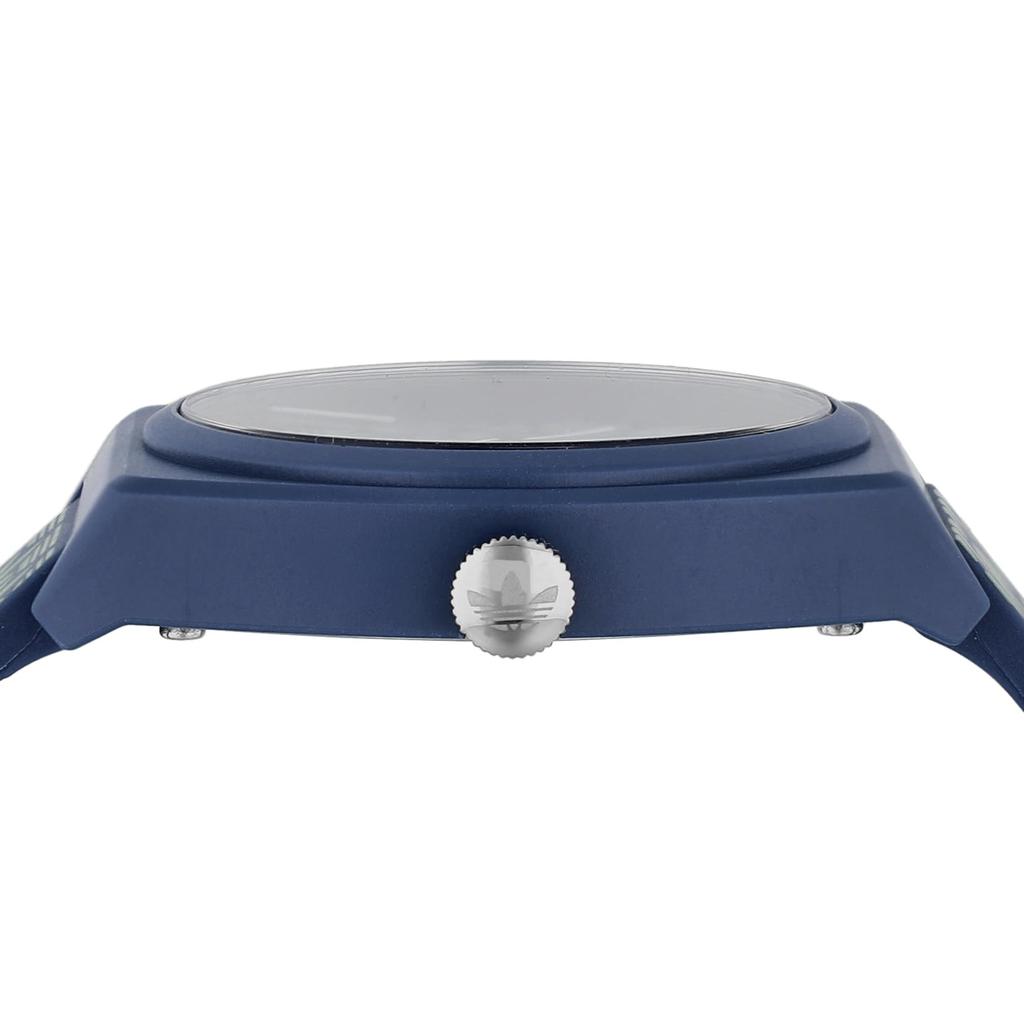 Оригинальные часы PROJECT TWO GRFX Project Two Graphic Blue Dial Resin Windshield Quartz 5 ATM Waterproof 36MM China Watch AOST23053 [Adidas Swatch]