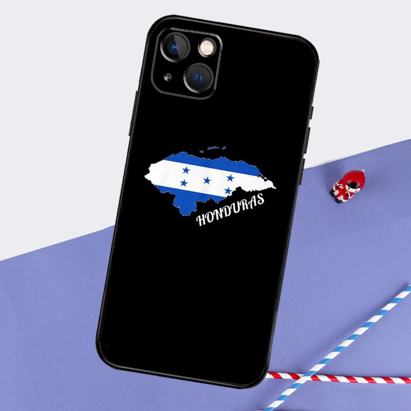 Honduras Flag Phone Case For iPhone 16 Pro 15 Pro 11 12 13 14 Pro Max Mini XR 16e 15 16 Plus Cover Shell