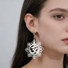 Серьги Lucktune Лотос Чакра из Нержавеющей Стали с Символом ОМ для Женщин Винтажные Золотого Цвета Украшения Вечеринка Подарки на День Рождения Распродажа
