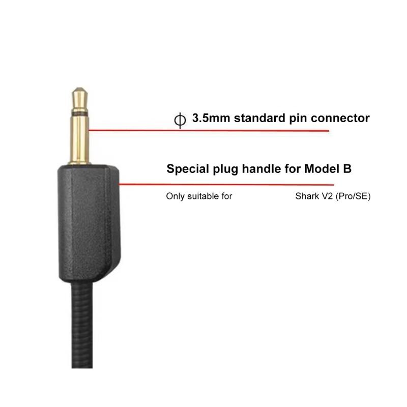 Upgraded Microphone Replacement for V2 Gaming Headphone Noise Cancellation Backup Removable Microphone Gaming