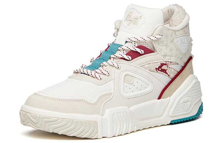 Women's Sneakers Anta Life Collection Flame Abrasion Resistant Breathable Mid top Skateboard Shoes Women's
