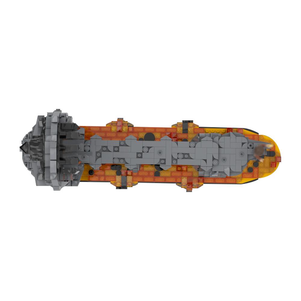 Gobricks MOC-226536 Фильм Кольца Огненная Гора Строительные Блоки Кирпичики Игрушки Подарок