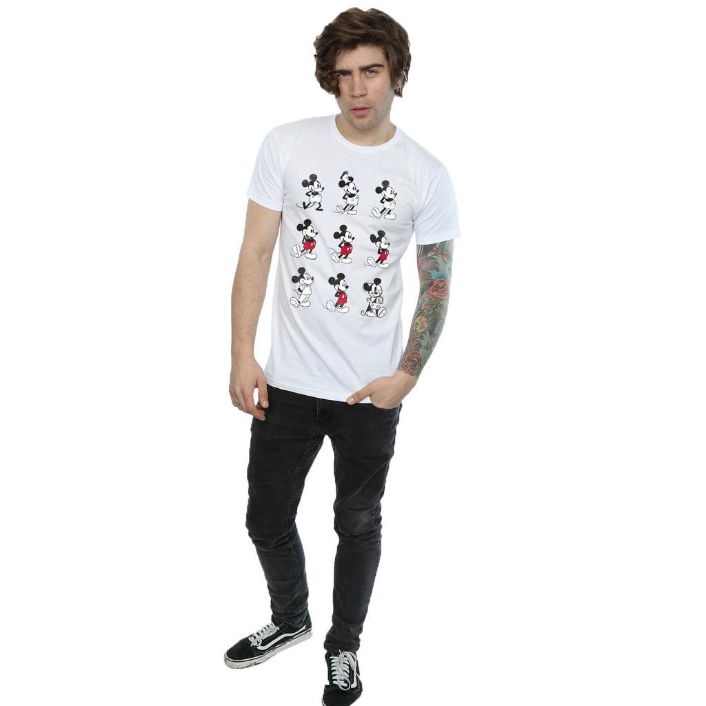 Disney Mens Mickey Mouse Evolution T-Shirt