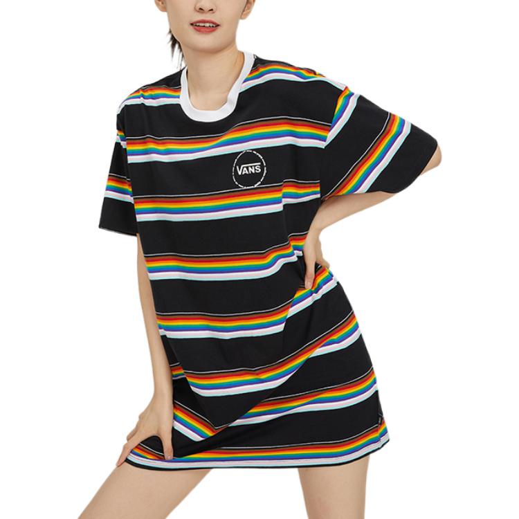 Vans Платье с коротким рукавом Женское Черное VN0A7RKOBLK