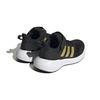 adidas Fortarun 2.0 Cloudfoam Нескользящие Прочные Легкие Амортизирующие Низкие Кроссовки для Бега Детские Кроссовки Черный Золотистый HP5442